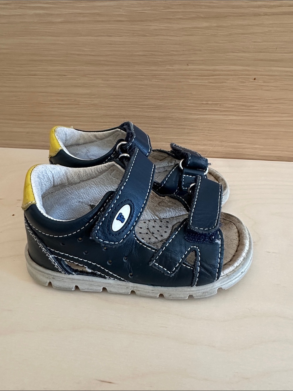 European brand Falcotto Leather Sandals with Adjustable Straps